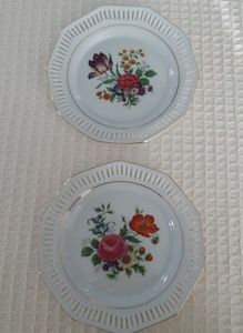 Schwarzenhammer Bavaria Reticulated Floral Plates